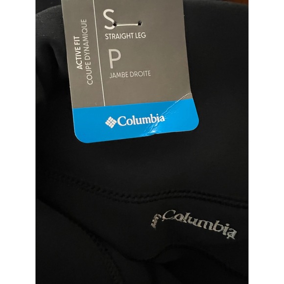 NWT Columbia Women Black fleece-lined Pants Omni-Shield UPF 50 Active Fit S - Picture 3 of 5